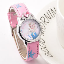 Load image into Gallery viewer, New Style Princess Elsa Child Watches Cartoon Anna Crystal Princess Kids Watch For Girls Student Children Clock Wrist Watches