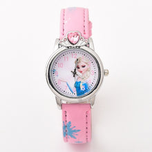 Load image into Gallery viewer, New Style Princess Elsa Child Watches Cartoon Anna Crystal Princess Kids Watch For Girls Student Children Clock Wrist Watches