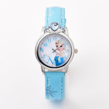 Load image into Gallery viewer, New Style Princess Elsa Child Watches Cartoon Anna Crystal Princess Kids Watch For Girls Student Children Clock Wrist Watches