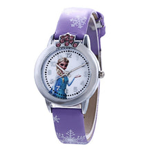 Load image into Gallery viewer, New Style Princess Elsa Child Watches Cartoon Anna Crystal Princess Kids Watch For Girls Student Children Clock Wrist Watches