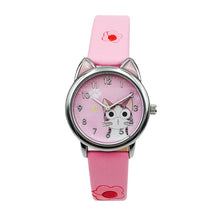 Load image into Gallery viewer, JOYROX Cute Cheese Cat Pattern Kids Watch Quartz Analog Child Watches For Boys Girls Student Clock Gift Relogio Feminino