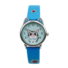 Load image into Gallery viewer, JOYROX Cute Cheese Cat Pattern Kids Watch Quartz Analog Child Watches For Boys Girls Student Clock Gift Relogio Feminino