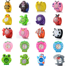 Load image into Gallery viewer, Relogio Infantil Cartoon 3D Animal Kids Watches Rubber Quartz Children's Watches for Girls Boys Cute Clock Reloj Relogio Montre