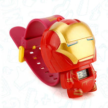 Load image into Gallery viewer, Children Watch Batman Captain America kids watches Nijago Hulkbuster Iron Man Spiderman Toy for Children Watch Girl Boy